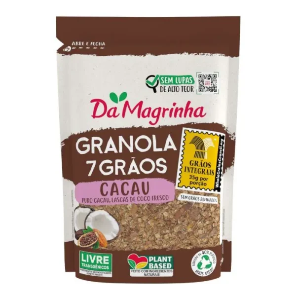 GRANOLA INT CACAO DA MAGRINHA 250 G UND