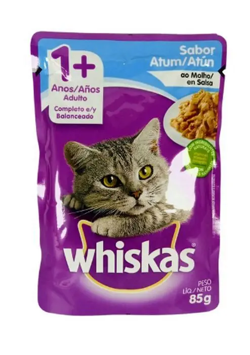 [11123-UND] ALIMEN GA WHISKAS ADULTO ATUN 85 G UND