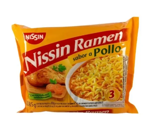 [9843-UND] SOPA INST NISSIN POLLO RAMEN 85 G UND