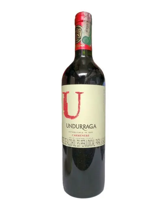 [11086-UND] VINO TINTO UNDURRAGA MERLON 750 ML UND