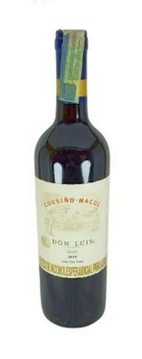 [7129-UND] VINO TINTO COUSINO MERLON 750 ML UND