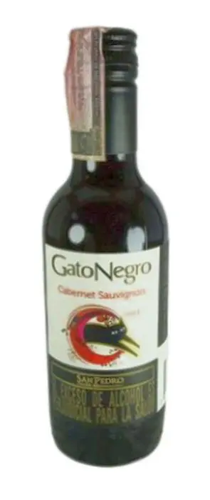 [3171-UND] VINO TINTO CAB/SOUV GATO NEGRO 187 ML UND