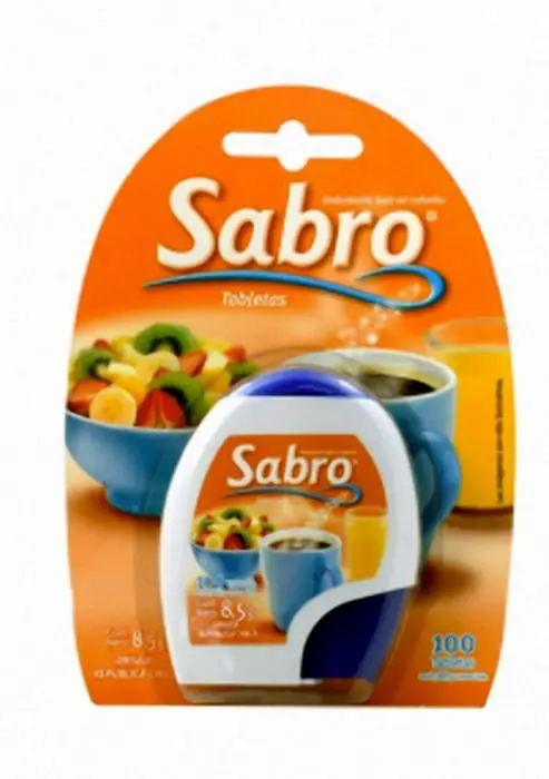 [578-UND] ENDULZ SABRO DIS 8.5 GR UND