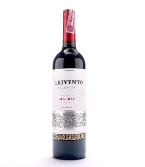 [6441-UND] VINO TINTO MALBEC TRIVENTO 750 ML UND