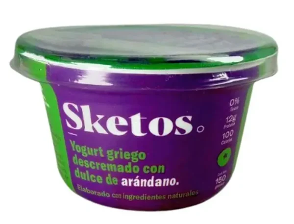 YOGURT GRIEGO SKETOS ARANDANOS 150 G UND