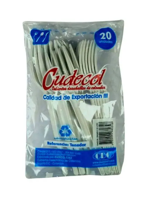 DESECHA TENEDOR GRANDE CUDECOL 20 UND