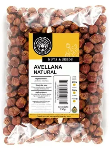 [13084-UND] AVELLANAS PRODELAGRO NATURALES 250 G UND