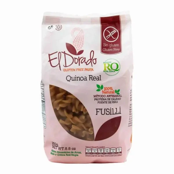 PASTA FUSILLI QUINOA REAL EL DORADO 250G UND