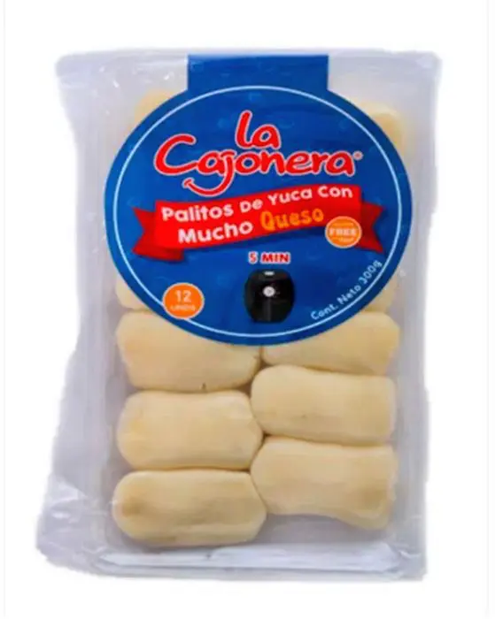 PALITOS DE YUCA LA CAJONERA QUESO 300 G UND