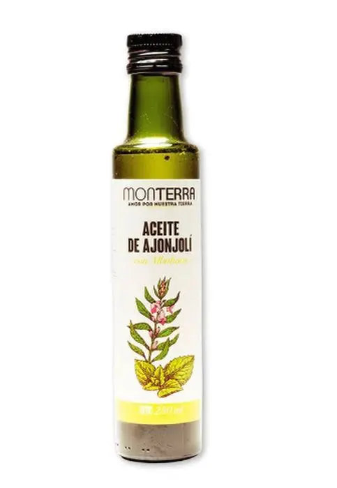 [11813-UND] ACEITE AJONJOLI MONTERRA ALBAHACA 250 ML UND