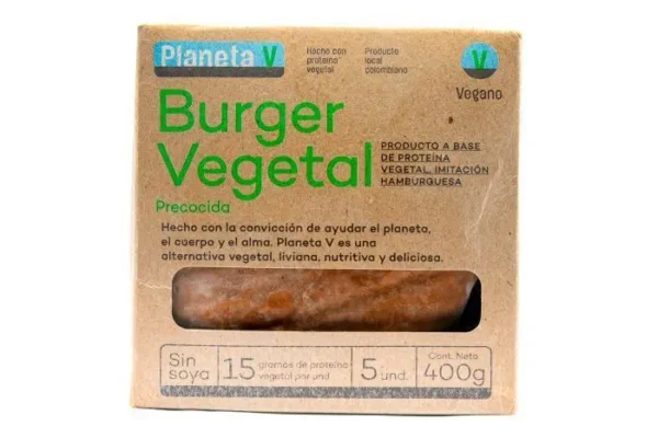 [7138-UND] BURGER VEGETAL PLANETA V 400 GR UND