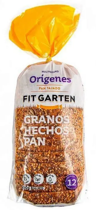 [7028-UND] PAN MULTIGRANO ORIGENES FIT GARTEN 500 G UND
