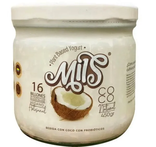 [6990-UND] YOGURT DE COCO NATURAL 450 GR UND