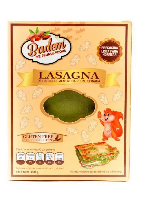 [7104-UND] PASTA LASAGNA BADEM 250 GR UND