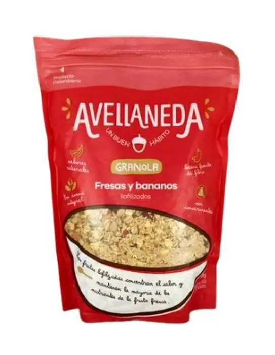 [9287-UND] GRANOLA FRESA Y BANANO AVELLANEDA 350 G UND