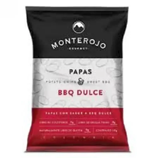 [12444-UND] PAPAS FRITAS MONTEROJO BBQ DULCE 115 G UND