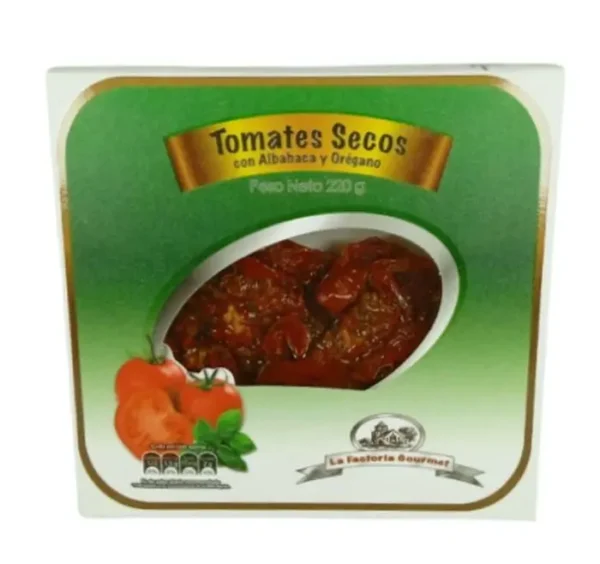 TOMATE SECOS CON ALBAHACA Y OREGANO 220 UND