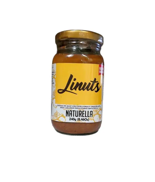 CREMA DE MANI NATURELLA LINUTS 240 G UND
