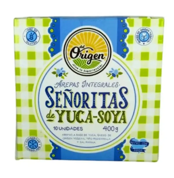 [7125-UND] AREPAS SRTA YUCA SOYA DEL ORIGEN 400 GR UND