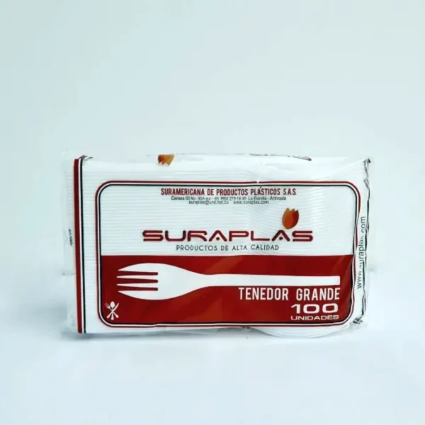 [10947-UND] DESECHA TENEDOR GRANDE SURAPLAS 100 U UND