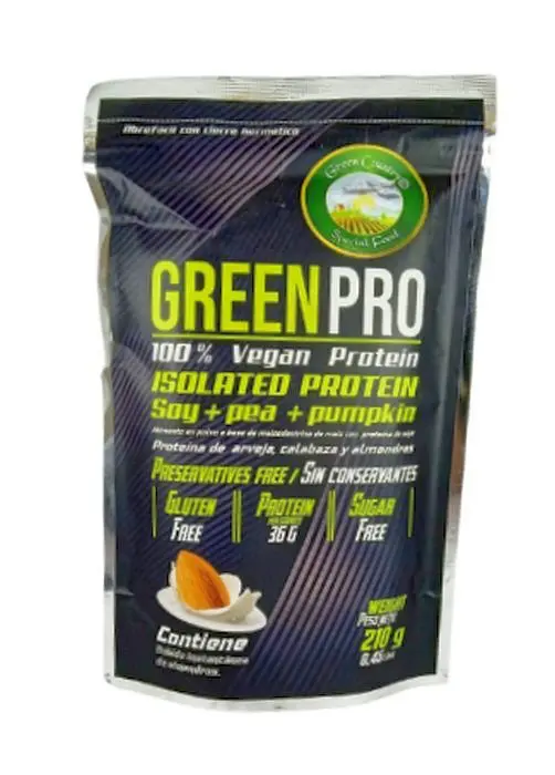 [8432-UND] ALIMENTO EN POLVO GREEN-PRO ALMENDRAS UND