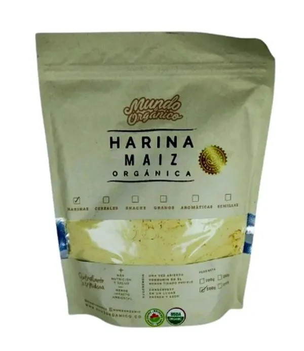 [8136-UND] HARINA DE MAIZ ORGANICA 500 G UND
