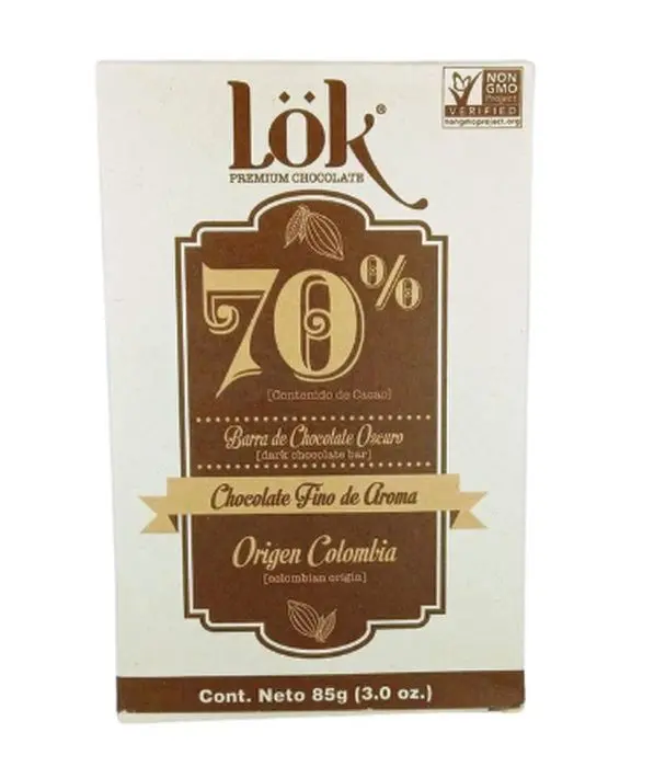 [12972-UND] CHOCOLATE LOK 70% 85 G UND