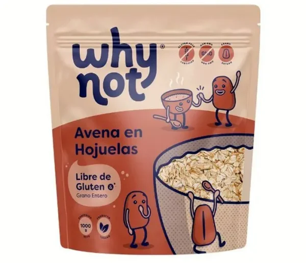 [6299-UND] AVENA HOJUELAS WHY NOT SIN GLUTEN 1000 G UND