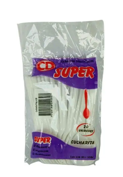 DESECHA CUCHARAS PEQ PPSM 20 UND