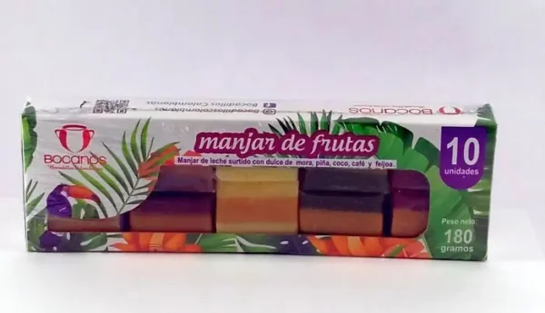 [8300-UND] BOCADILLO MANJAR DE FRUTAS BOCANOS 180 G UND
