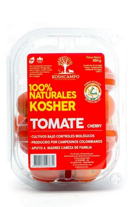[5668-UND] TOMATE CHERRY KOSHER 250 GR UND