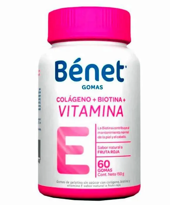 GOMAS COLAGENO + BIOTINA BENET 150 G UND