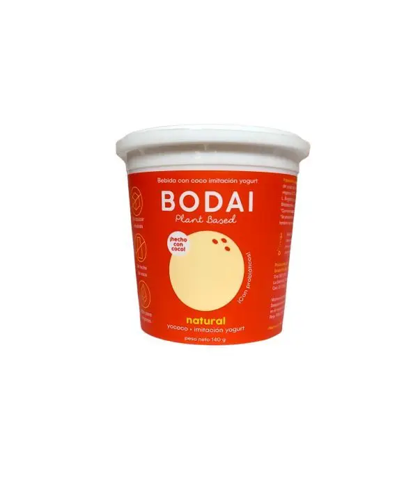 [9523-UND] YOGURT VEGANO BODAI NATURAL 140 G UND