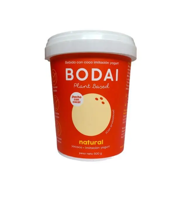 [9526-UND] YOGURT VEGANO BODAI NATURAL 500 G UND