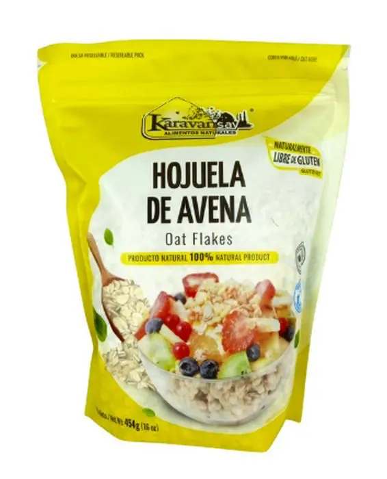 AVENA HOJUELAS SIN GLUTEN KARAVASAY 454G UND