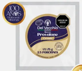 [803-UND] QUESO PROVOLONE DEL VECCHIO CURADO 75 G UND