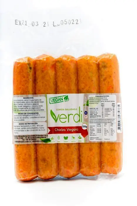 [11967-UND] CHORIZO VERDI VEGANO 250 G UND
