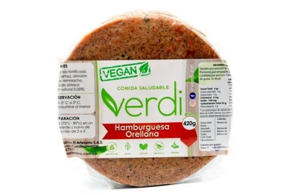 [12068-UND] HAMBURGUESA ORELLANA VERDI 420 GR UND