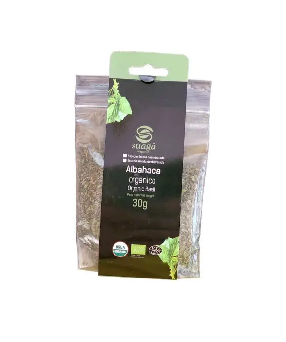 HIERBAS DESHI ALBAHACA ORGANICA SUAGA 30 UND