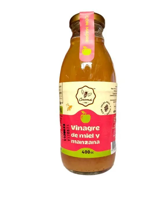 [10533-UND] VINAGRE DE MIEL Y MANZANA 400 CC UND