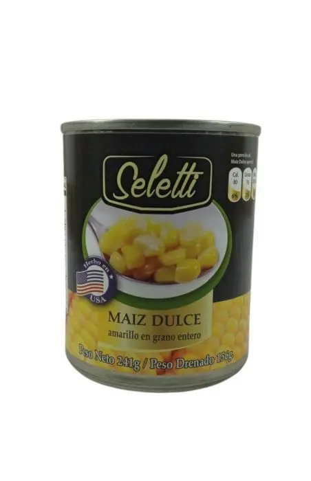[7419-UND] MAIZ DULCE SELETTI LATA 156 GR UND