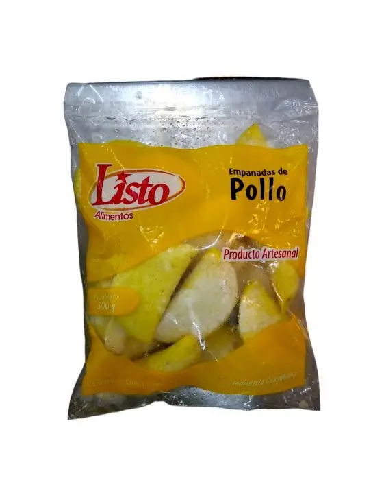 EMPANADAS CONG DE POLLO LISTO 500 G UND