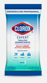 TOALLAS CLOROX DESINFECTANTE 15 U UND