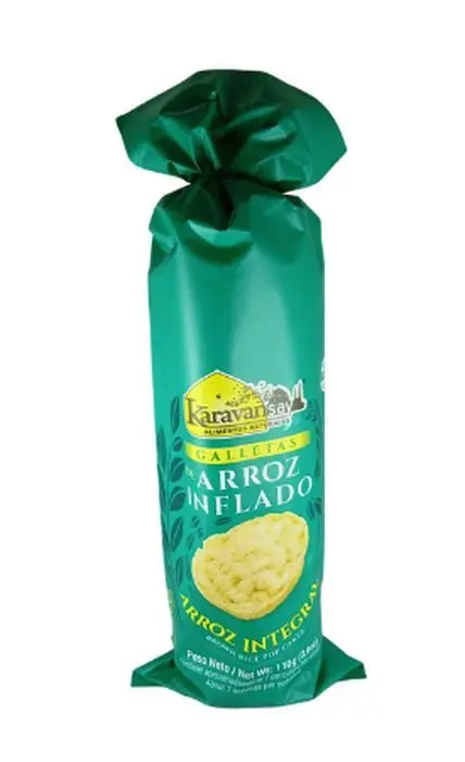 GALLETA INTEGRAL KARAVANZAY ARROZ 110 G UND