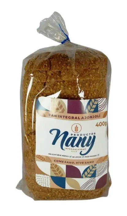 PAN INTEGRAL RAY AJONJOLI 400 G UND