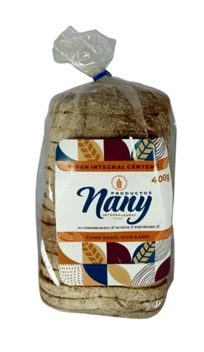 PAN INTEGRAL NANY CENTENO 400 G UND