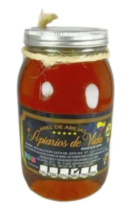 [2107-UND] MIEL ABEJAS APIAROS DE VIDA 500 ML UND