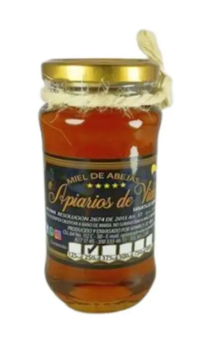 [2108-UND] MIEL ABEJAS APIAROS DE VIDA 250 ML UND