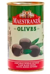 [13098-UND] ACEITUNAS NEGRAS MAESTRANZA C HUESO 350G UND
