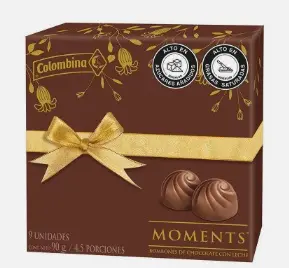 [13066-UND] BOMBONES DE CHOCOLATE MOMENST 90 G UND